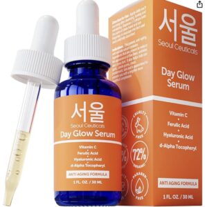 SeoulCeuticals Korean Skin Care 20% Vitamin C Hyaluronic Acid Serum + CE Ferulic Acid